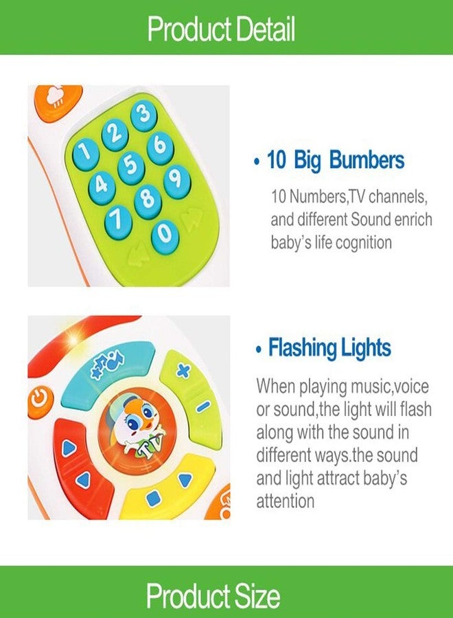 KITMEER Musical Remote Toys for Old Baby Boys Girls Toddler Birthday-6 Month+ - Image 3